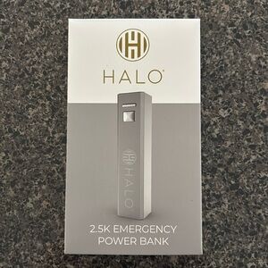 Halo 2.5K Emergency Power Bank - Silver